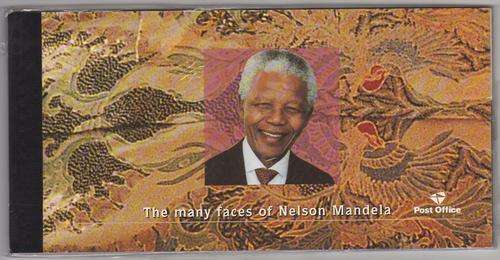 RSA BOOKLET - THE MANY FACES OF NELSON MANDELA - SEALED AS ISSUED BY GPO