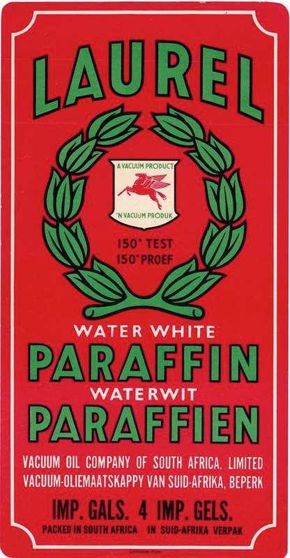 Original vintage paraffin tin label - 10 on offer - bid is per label