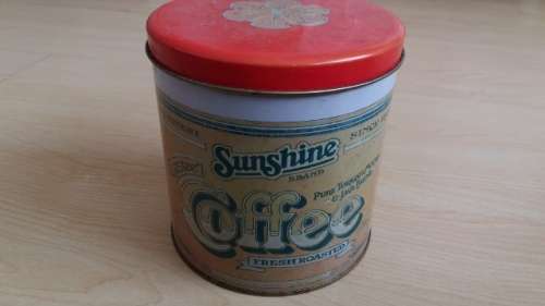 Sunshine (Pure Turkish Mocha & Java) Coffee Tin - Empty
