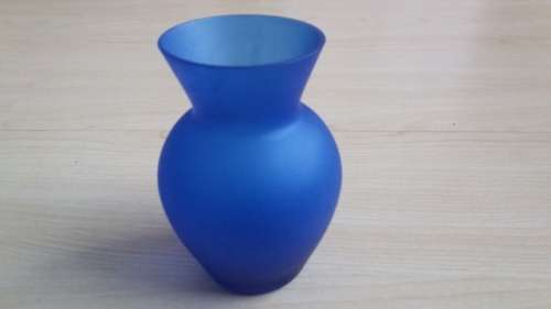 Blue Glass Vase