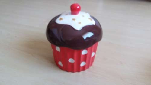 Cupcake Shape Storage Jar