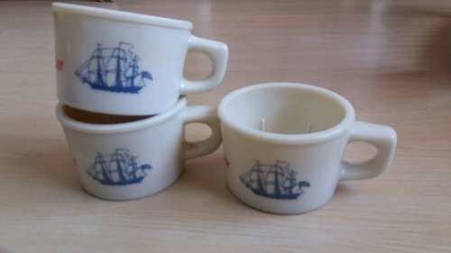 Vintage Old Spice Shaving Mugs (Made in Belgium, Shulton)