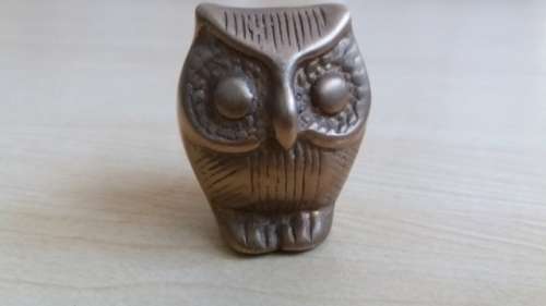 Brass Owl Figurine