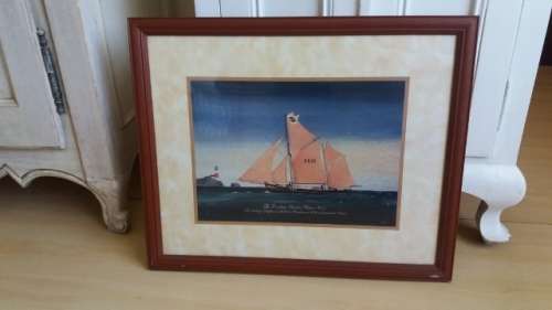 Framed Print: The Brixham Trawler Fulmer TE21