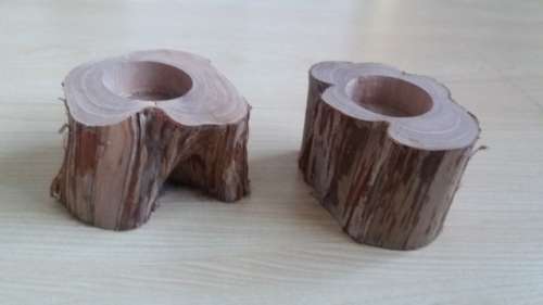 Wooden Candle Holders