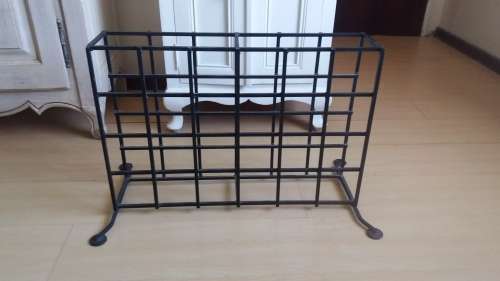 Cast Iron Wine Rack