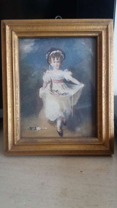 Small Old Framed Print: Miss Murray: Ken Wood