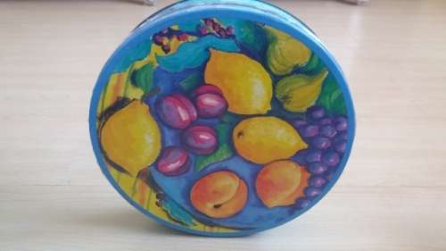 Rustic Baumann Biscuit Tin (Empty)