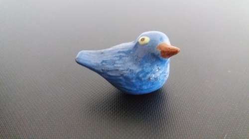 Miniature Bird Figurine