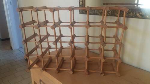 Wooden Bottle Organiser/Wine Rack
