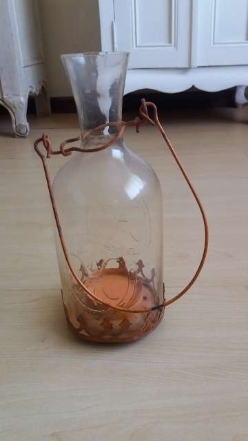 Glass Candle Holder