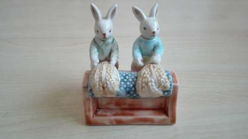 Rabbits Figurine