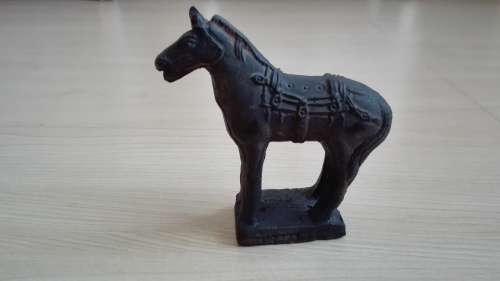 Chinese Terracotta Warrior Horse Figurine (Replica) - height 10cm. width 10cm