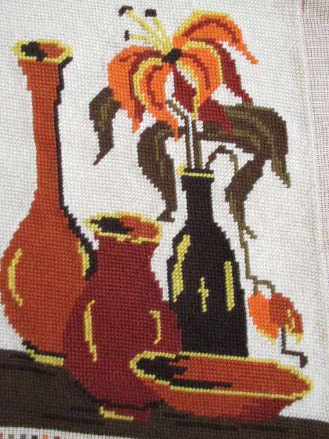 Needlepoint: Still Life - Vases