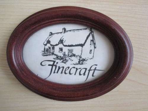 Wooden Oval Frame