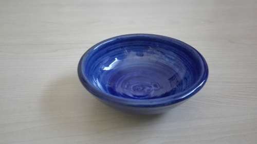 Round Blue Bowl