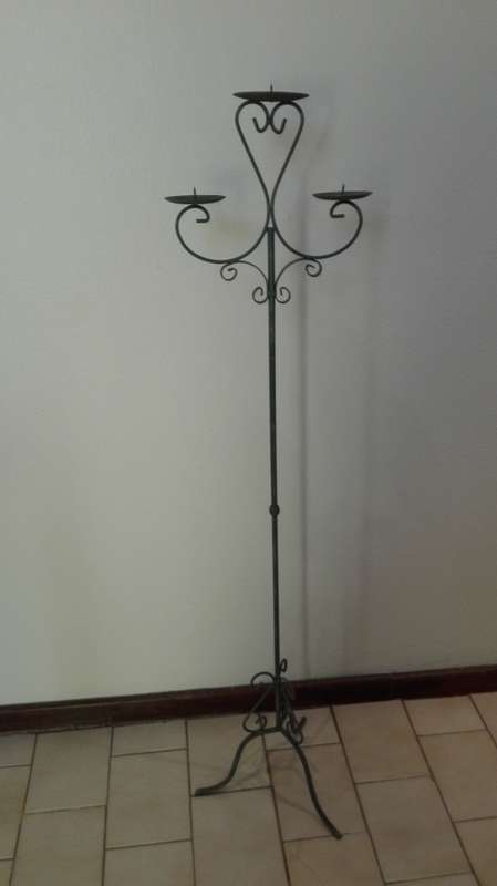 Metal Floor Standing Candle Holder - height 120cm