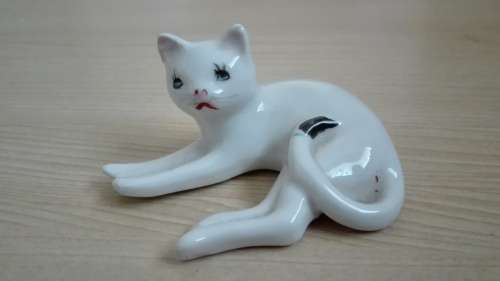 Miniature Cat Figurine