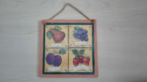 Terracotta (Fruit) Wall Hanging (Sherwood Pottery)