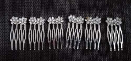 Set of 6 Small Pretty Hair Clips
