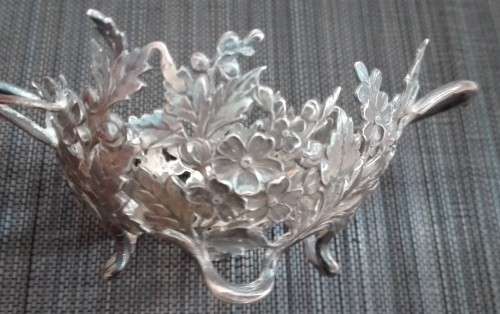 Silver Plated & Glass Dish