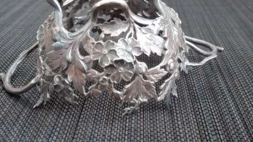 Silver Plated & Glass Dish