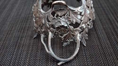 Silver Plated & Glass Dish