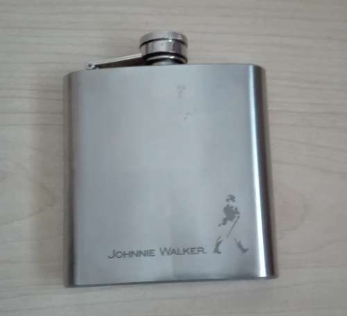 Johnnie Walker Stainless Steel Hip Flask