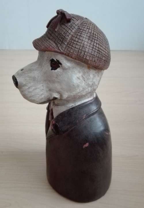 Dog Figurine - height 23cm. width 11cm. depth 11cm