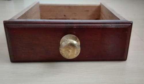 Wooden Drawer - Width 23cm. depth 26cm. height 9cm