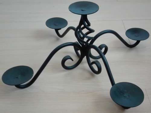 Cast Iron Candle Holder