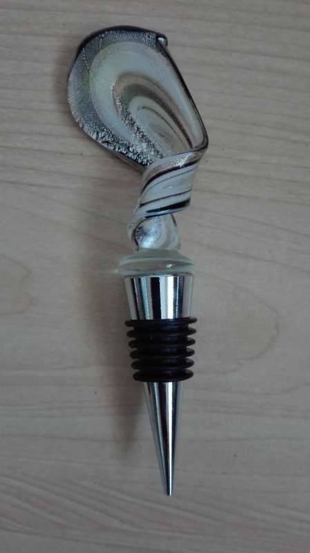 Murano Swirl Design Bottle Stopper