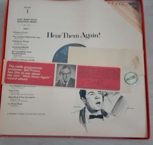 HEAR THEM AGAIN 122 Great Songs 89 Great Singers Collectors Edition (10 LP Box Set