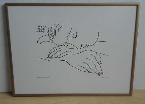 Framed Print - Sleeping Woman: Pablo Picasso