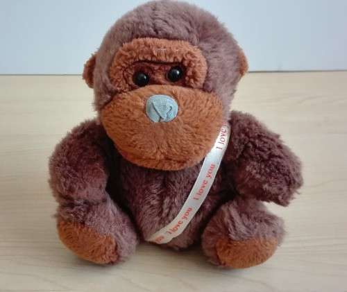 Small Gorilla Soft Toy - I Love You