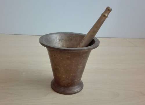 Brass Pestle & Mortar