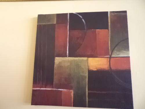 Abstract print on canvas