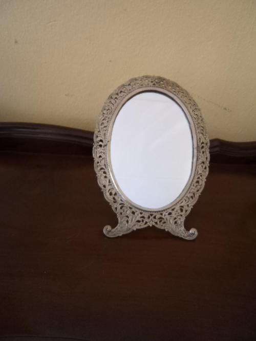 Small Oval dressing table mirror