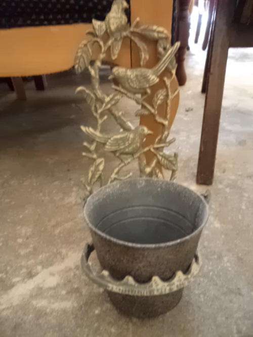 Wrought  Iron Plant Holder