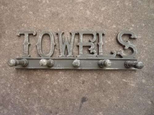 Wrought Iron Towel Rail