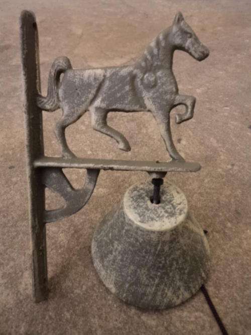 Wrought Iron Horse Bell