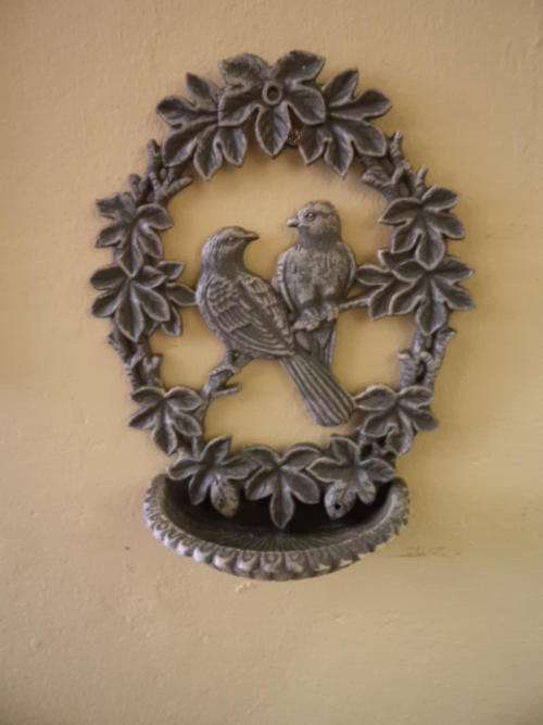 Wrought iron Bird Bath Display