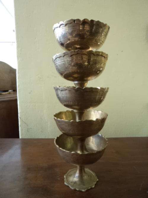 Brass sweet dishes
