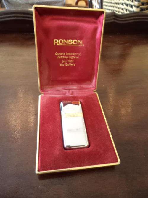 Ronson Quartz Electronic Butane Lighter