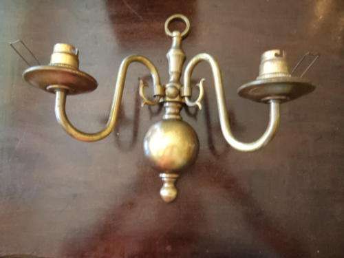 Brass Wall Chandelier