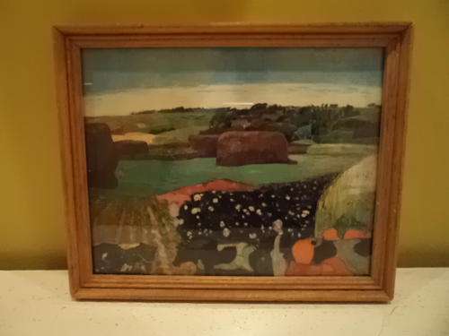Framed Paul Gauguin Landscape
