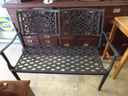 Metal Outdoor Bench