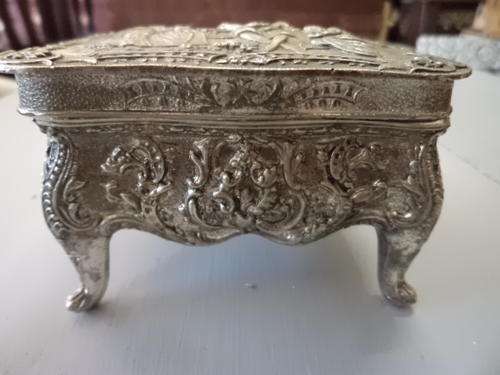 Silver Plated Jewellery Box