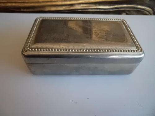 Silver Plated Jewellery Box