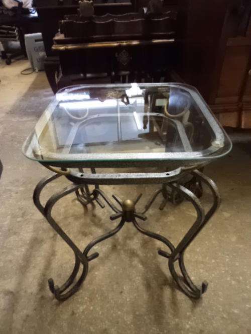 Small Coffee table with glass top